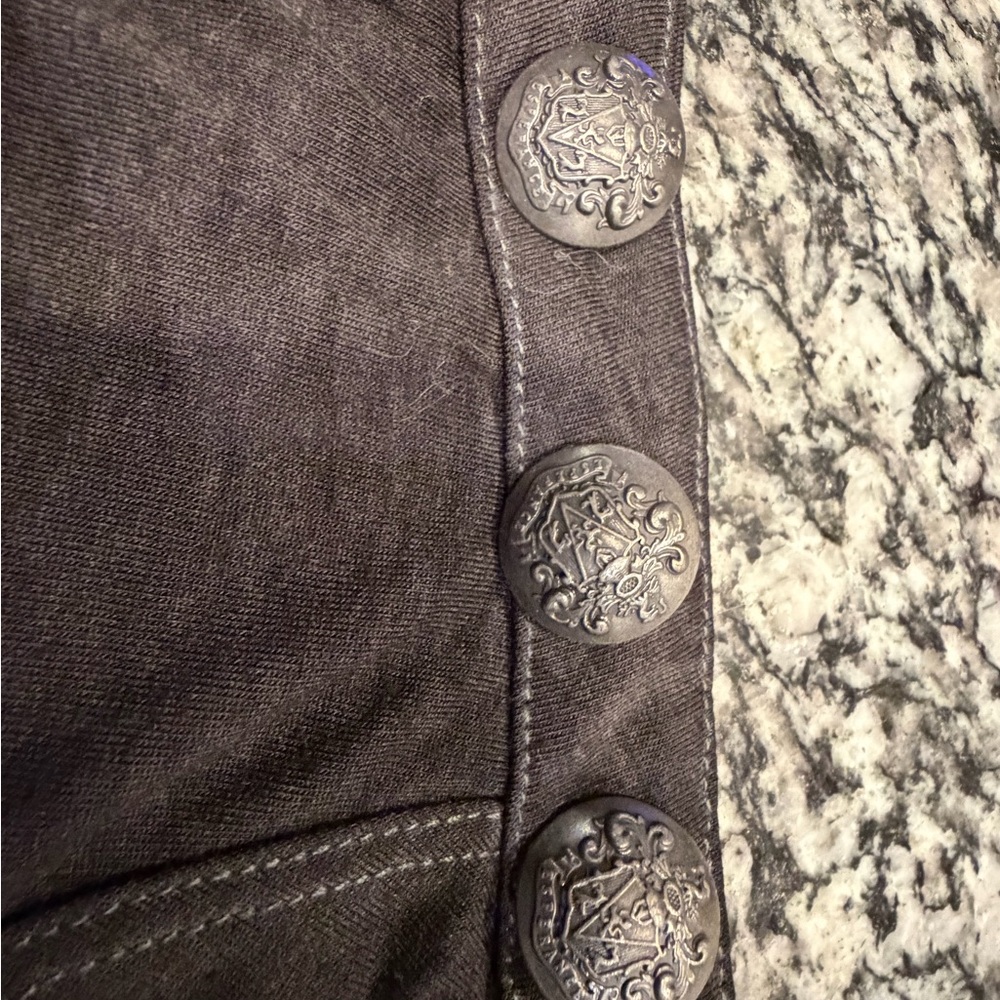 Veronica Beard Charcoal Short Sleeve Top - Picture 9 of 12